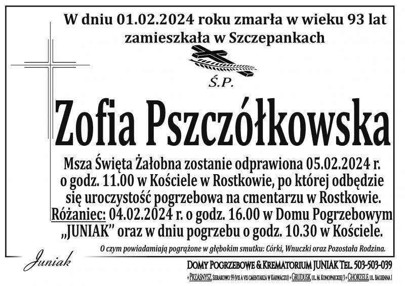 Zofia Pszczółkowska