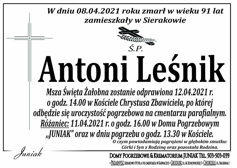 Antoni  Leśnik