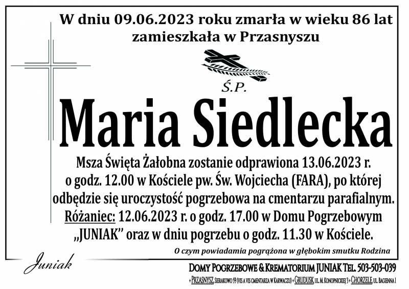 Maria Siedlecka