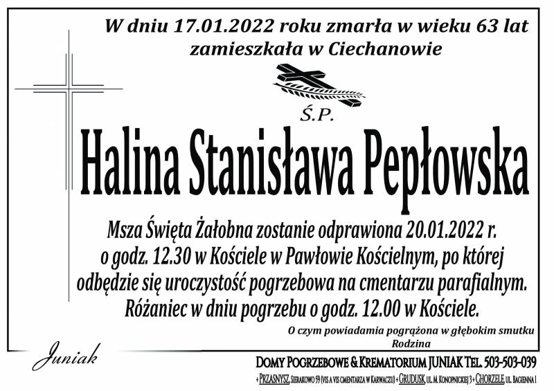 Halina Stanisława Pepłowska
