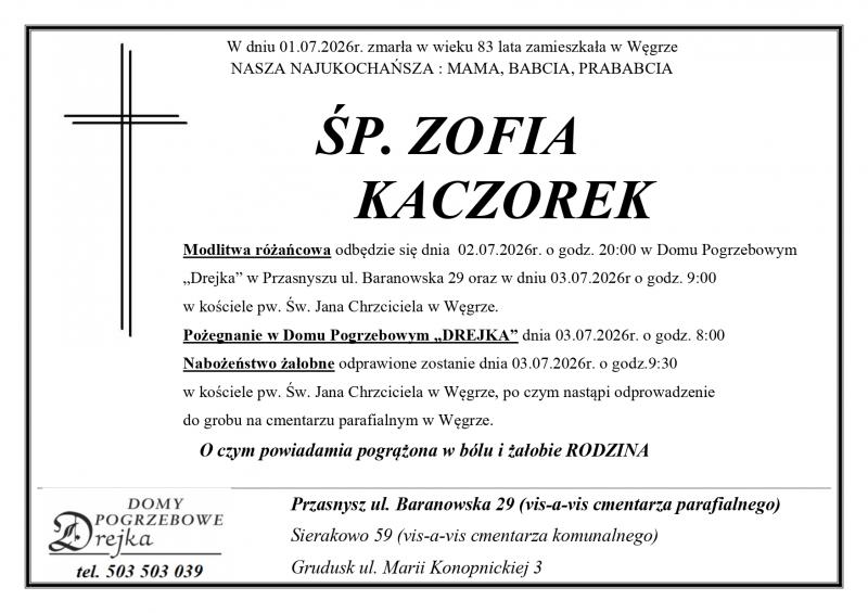 Zofia Kaczorek