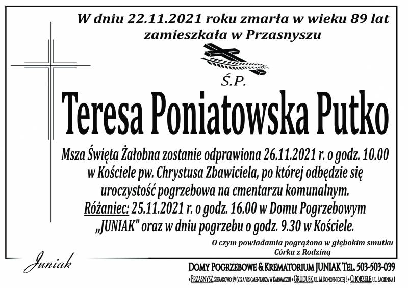 Teresa Poniatowska Putko