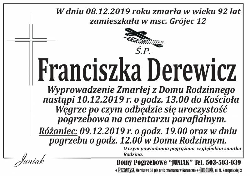 Franciszka  Derewicz