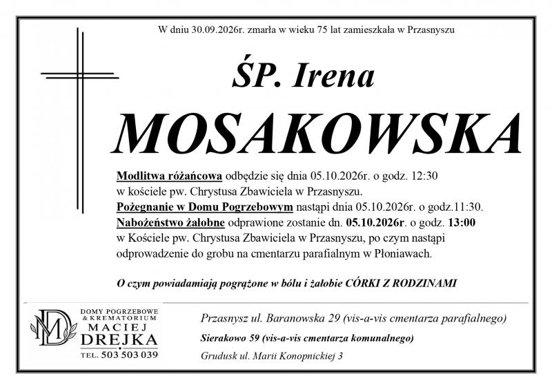 Irena Mosakowska
