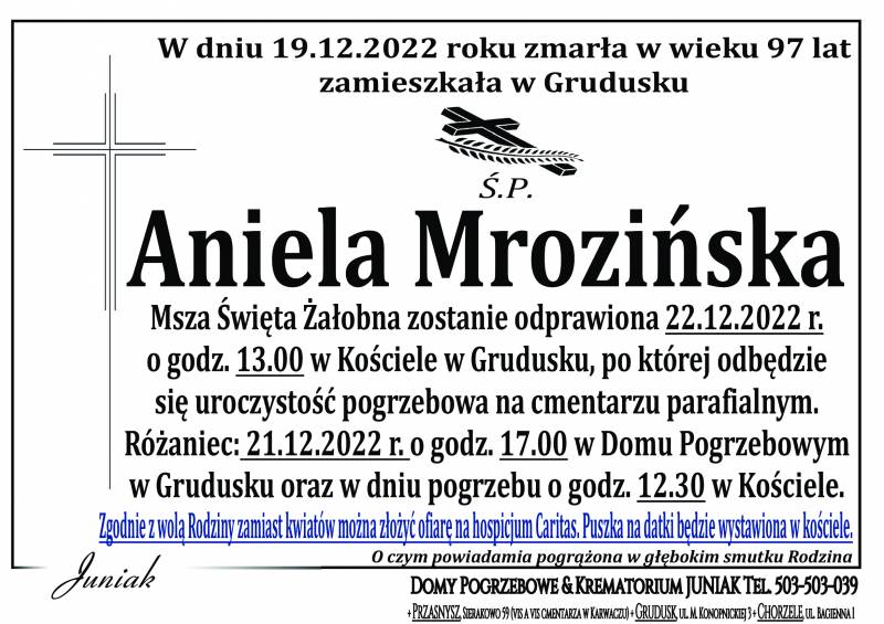 Aniela Mrozińska