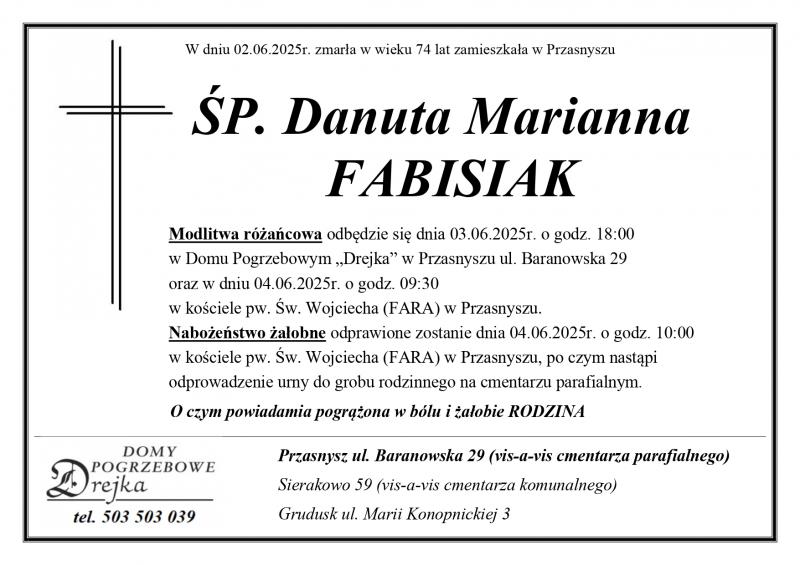 Danuta Marianna Fabisiak