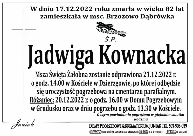 Jadwiga Kownacka
