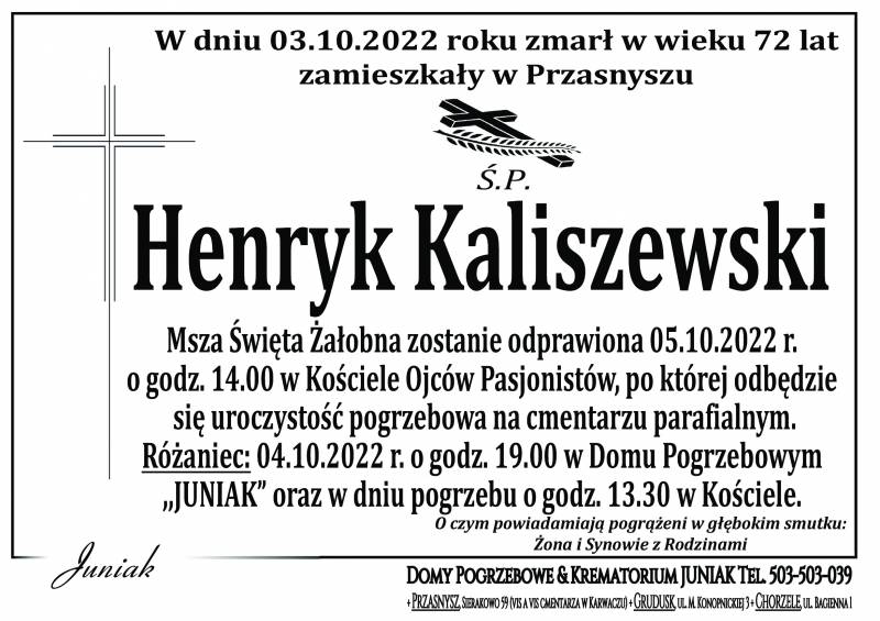 Henryk Kaliszewski