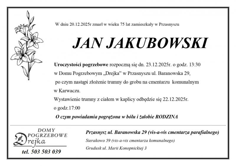 Jan Jakubowski