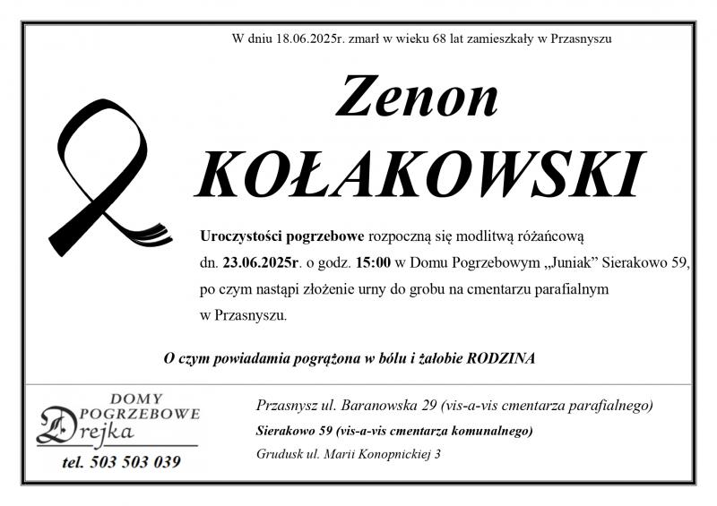 Zenon Kołakowski
