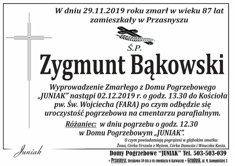 Zygmunt Bąkowski