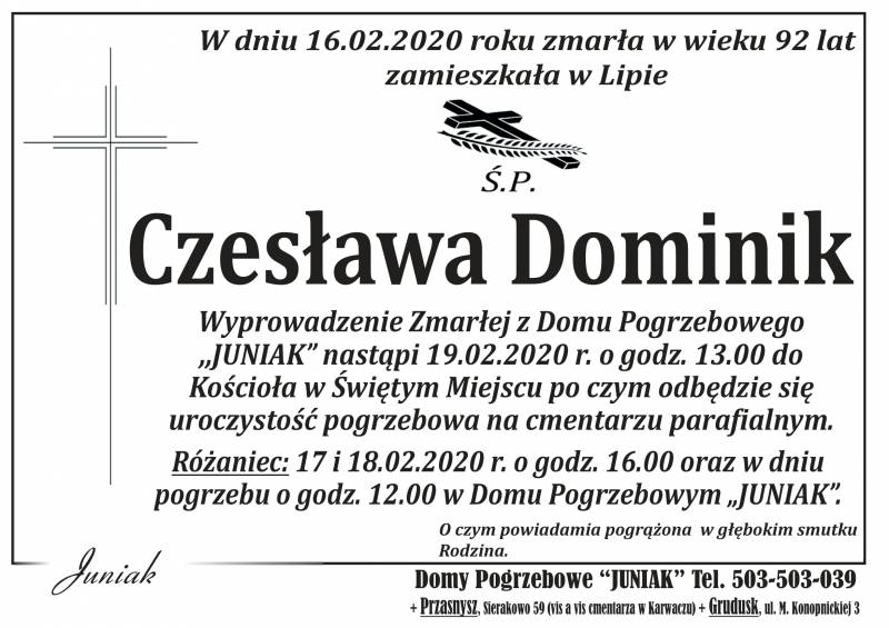 Czesława Dominik