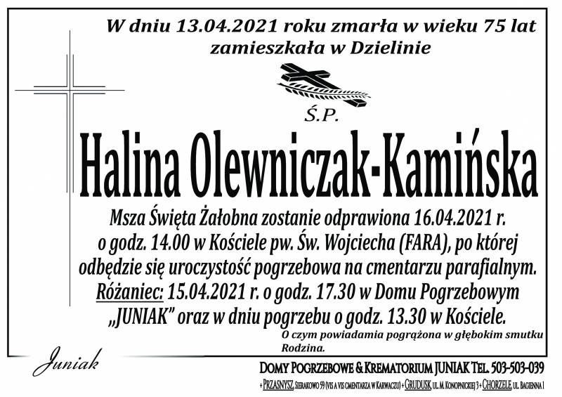 Halina Olewniczak-Kamińska