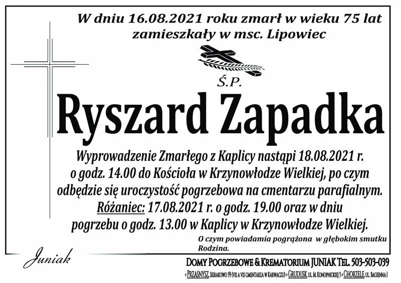 Ryszard  Zapadka