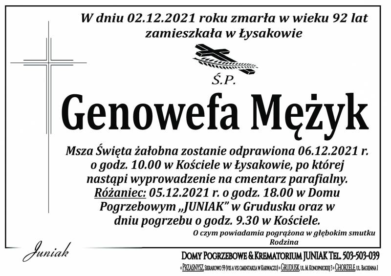 Genowefa Mężyk