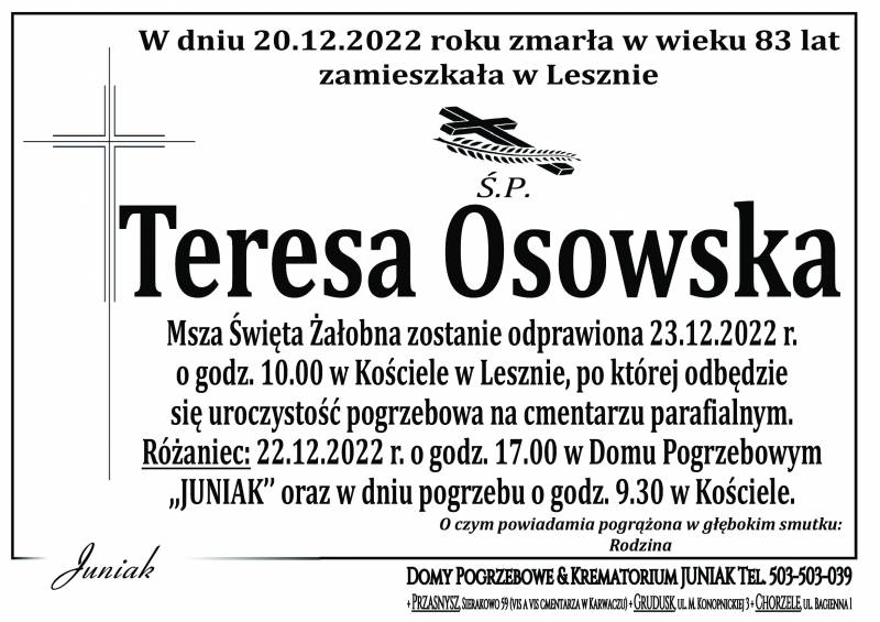 Teresa Osowska