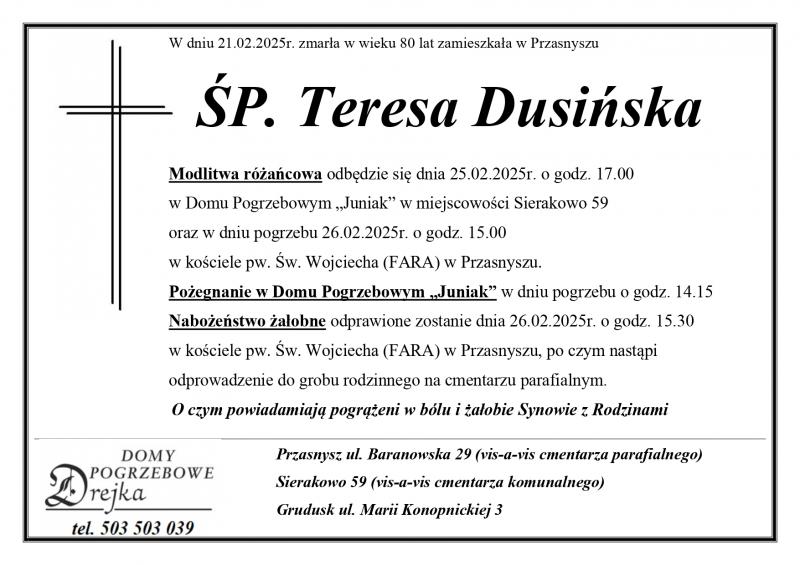 Teresa Dusińska