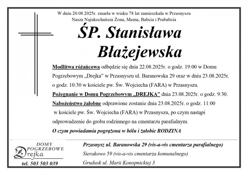 Stanisława Błażejewska