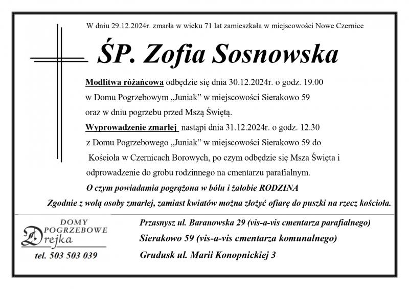 Zofia Sosnowska