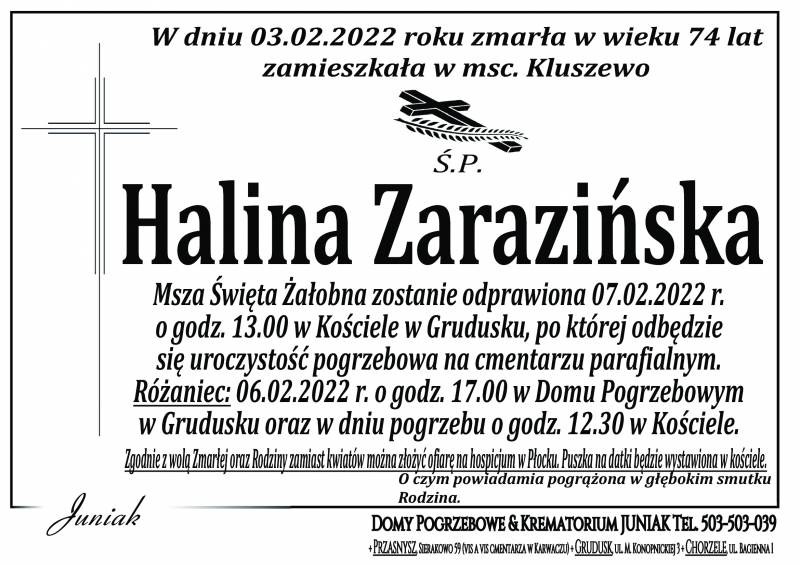 Halina Zarazińska