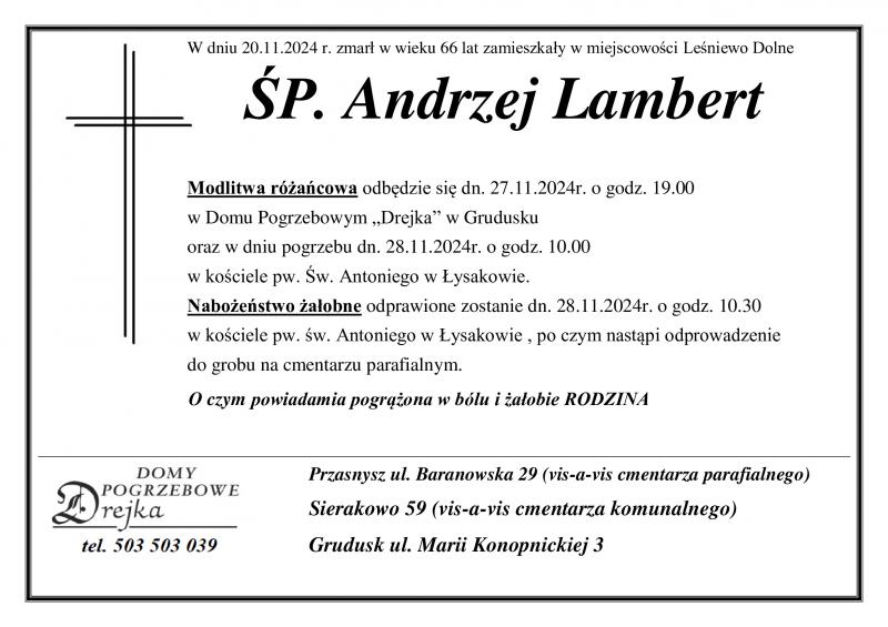 Andrzej Lambert