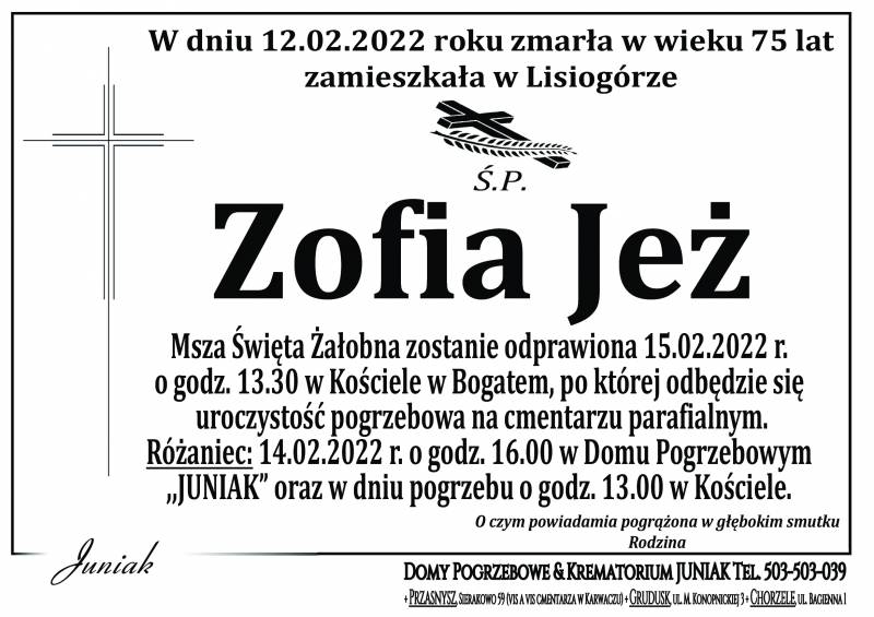 Zofia Jeż