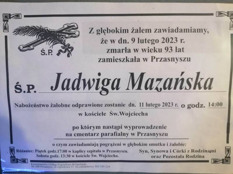 Jadwiga Mazańska