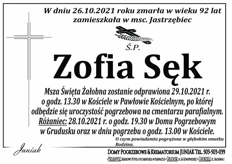Zofia Sęk
