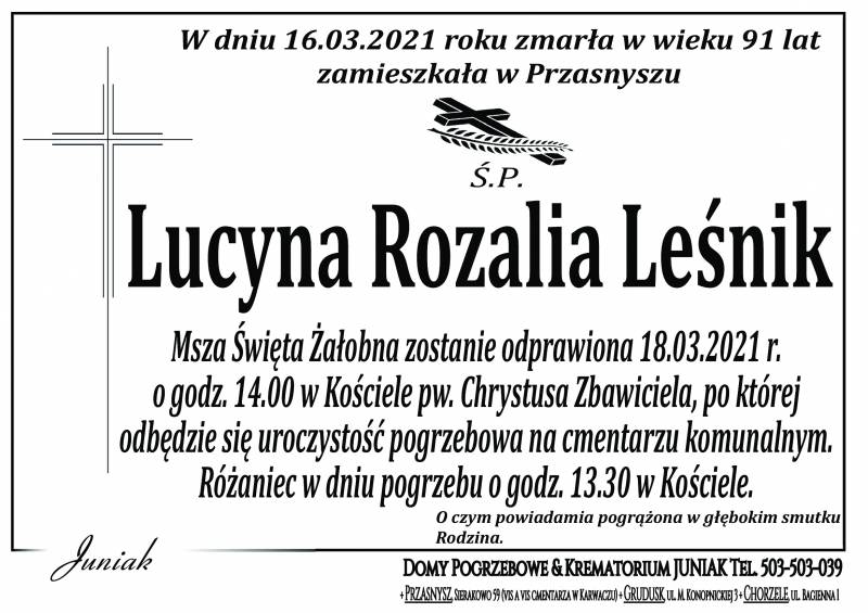 Lucyna Rozalia Leśnik