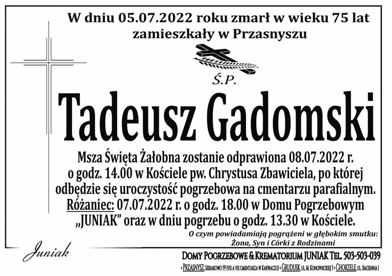 Tadeusz Gadomski