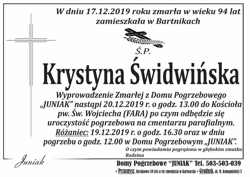 Krystyna Świdwińska