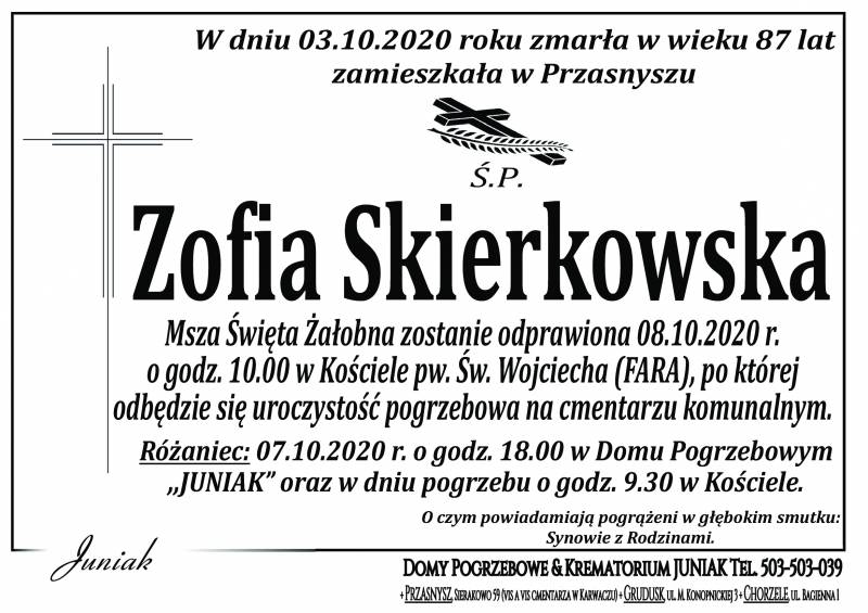 Zofia Skierkowska
