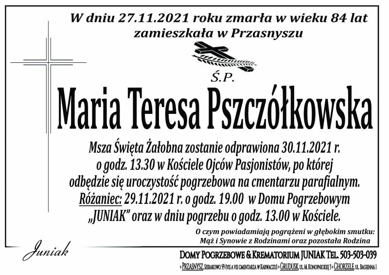 Maria Teresa Pszczółkowska