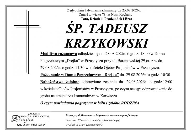 Tadeusz Krzykowski