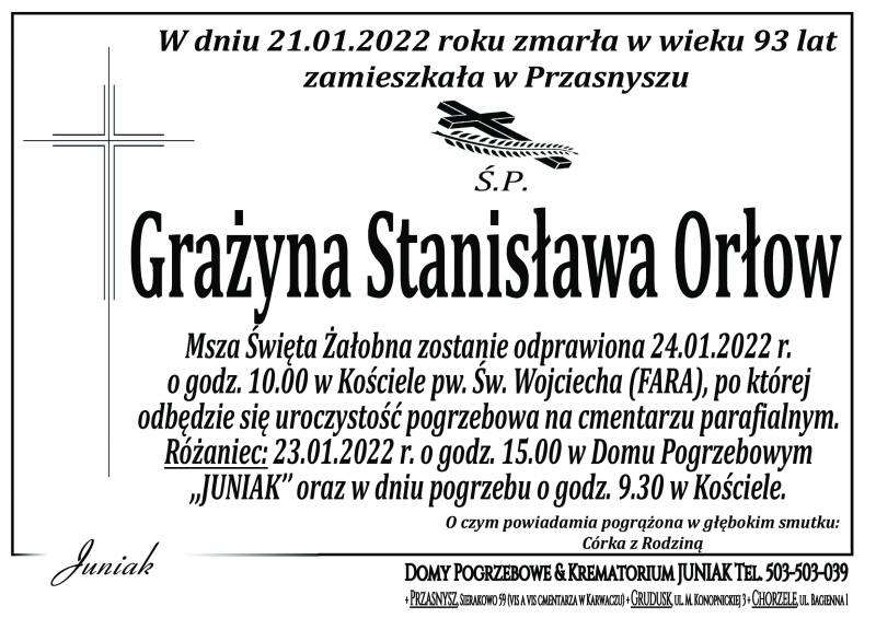 Grażyna Stanisława Orłow