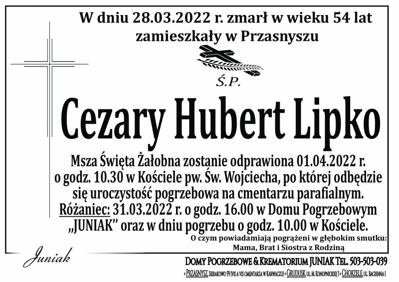 Cezary Hubert Lipko