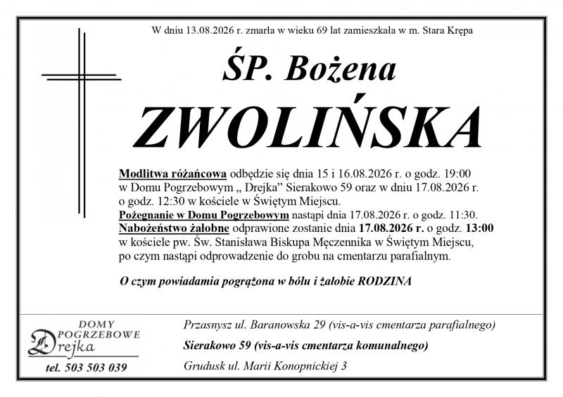 Bożena Zwolińska