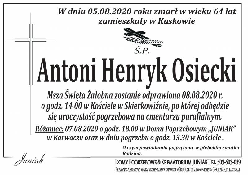Antoni Henryk Osiecki
