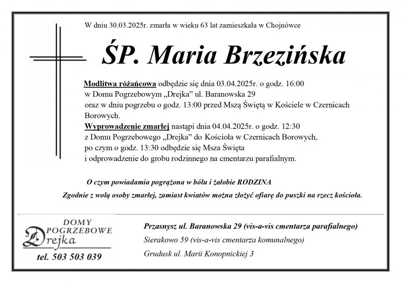 Maria Brzezińska