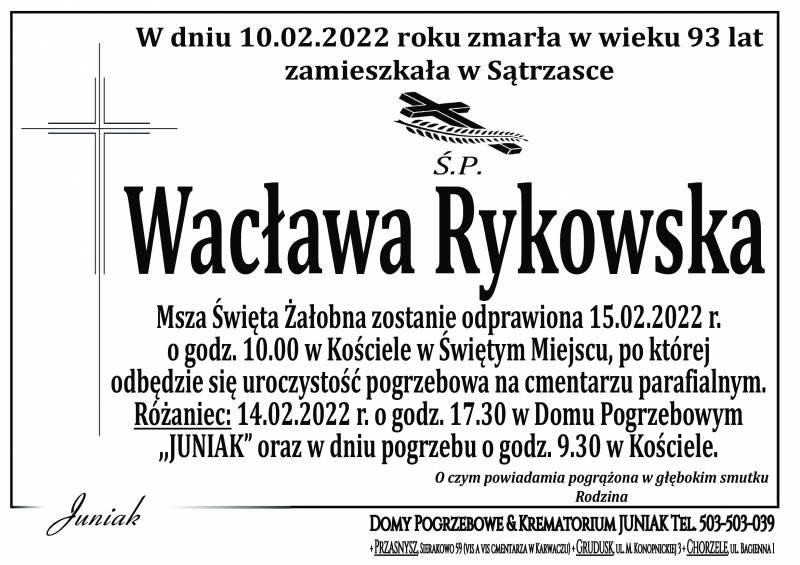 Wacława  Rykowska