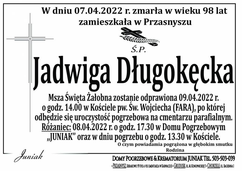 Jadwiga Długokęcka