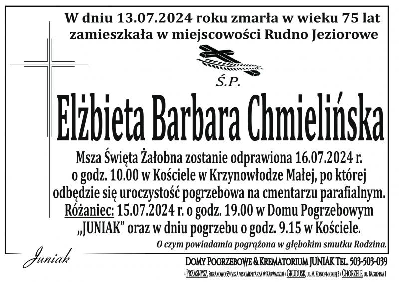 ELżbieta Barbara Chmielińska