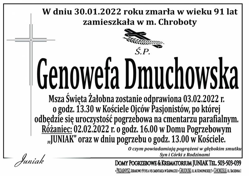 Genowefa Dmuchowska