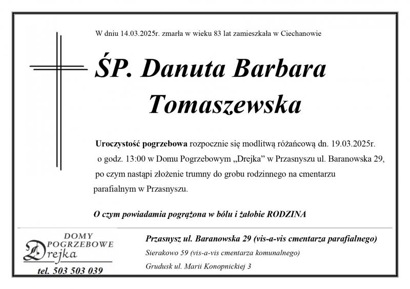 Danuta Barbara Tomaszewska