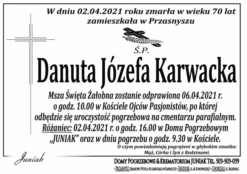 Danuta Józefa Karwacka