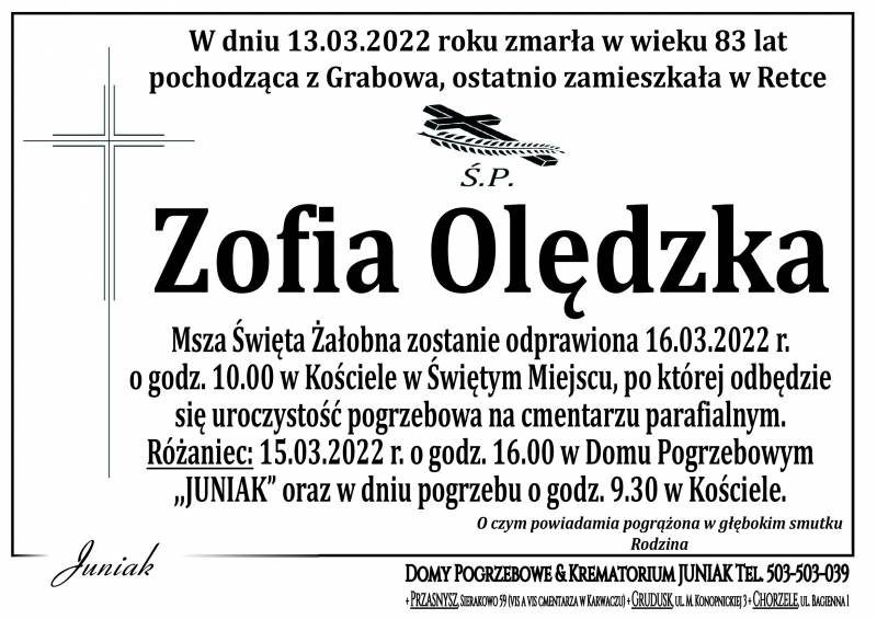 Zofia Olędzka