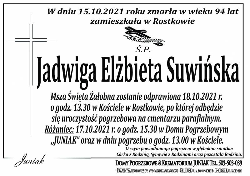 Jadwiga Elżbieta Suwińska