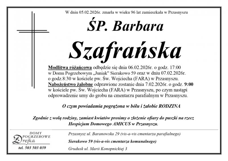 Barbara Szafrańska