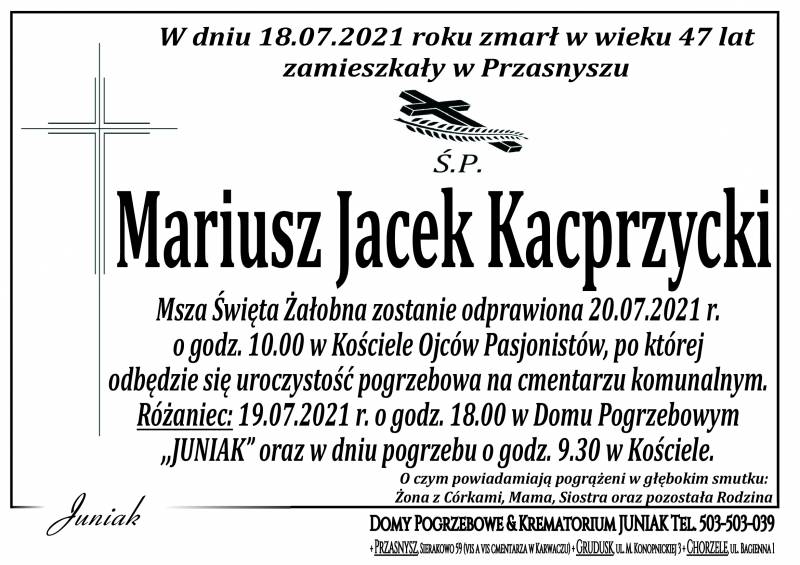 Mariusz Jacek Kacprzycki