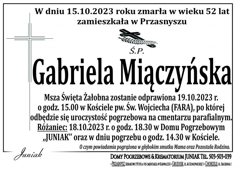 Gabriela Miączyńska